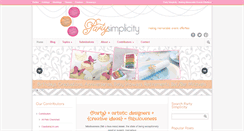 Desktop Screenshot of partysimplicity.com